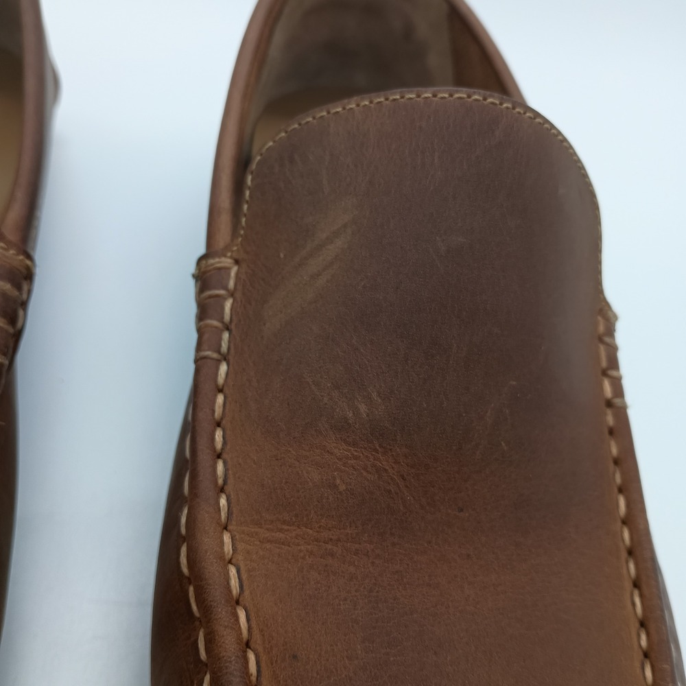 Cole Haan Gunnison Brown Leather Driver Loafers Mens 10M C11401 - Picture 4 of 11